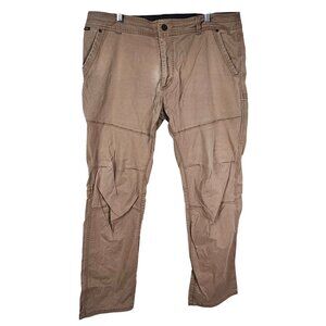 Kuhl Pants Mens 38x32 Free Generator Saddle Stitch Hiking Outdoor Climbing Brown